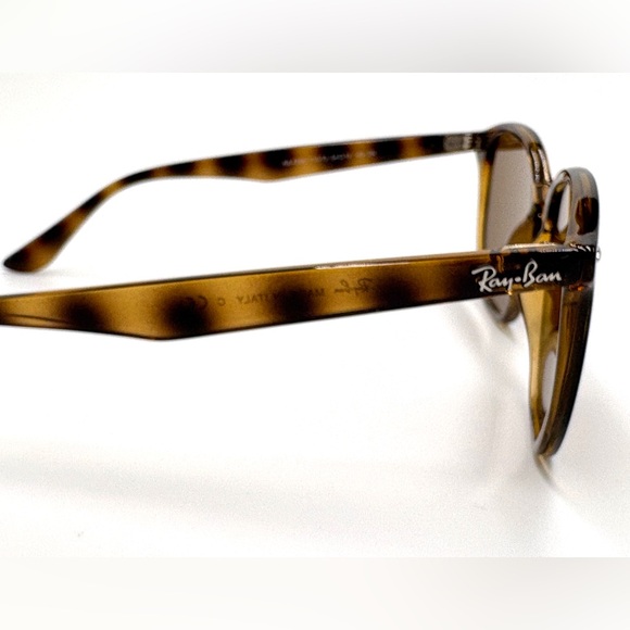Ray-Ban Round Lens RB4306 Highstreet Tortoise Brown Lens  Sunglasses 54mm 710/73 - Picture 11 of 11
